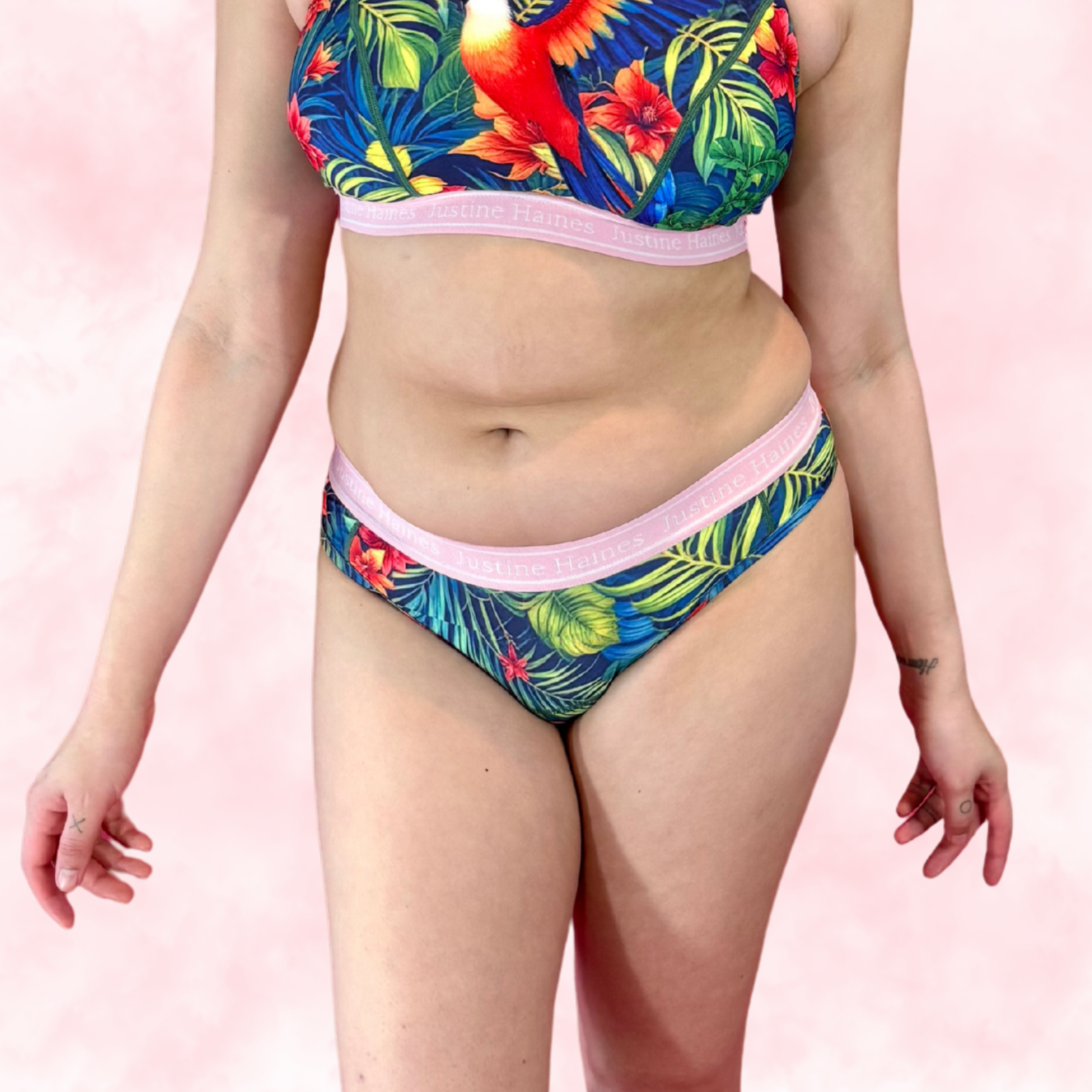 Classic Hipster Period Undie 🧡🌺 Tropical Escape 🦜🌴