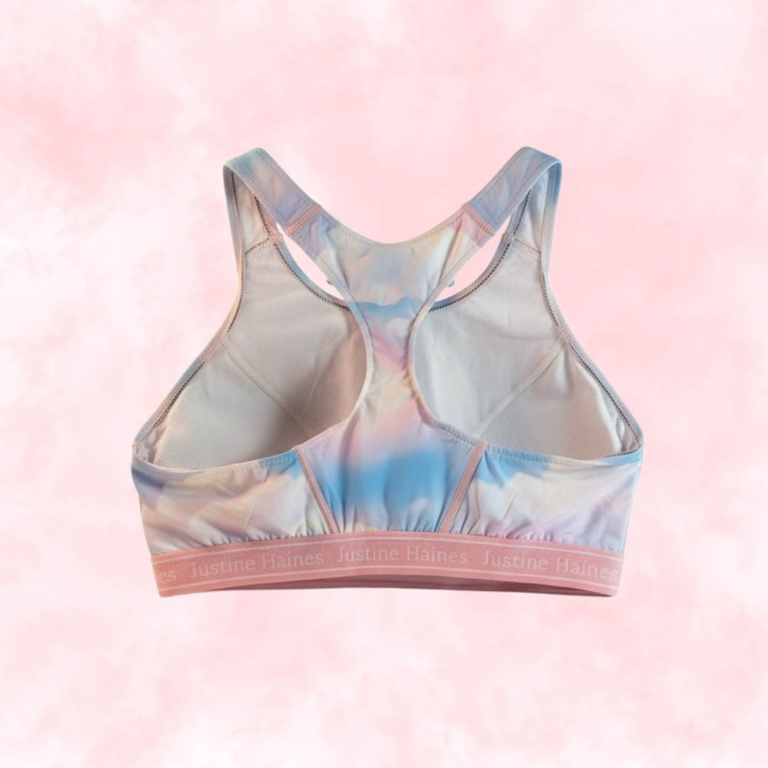 Classic T-Back Sports Bra 💖✨Pastel Pride 🌈☁️