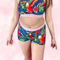 Short Menstruel Boxer Classique 🧡🌺 Tropical Exotique 🦜🌴