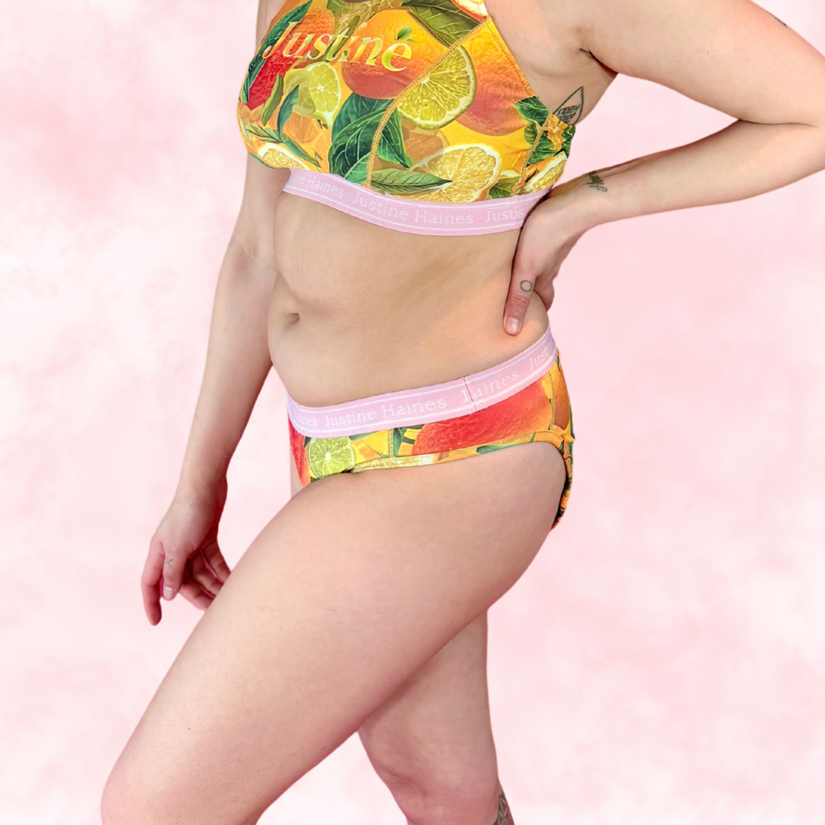 Classic Hipster Period Undie ☀️✨Citrus Crush 🍊💛