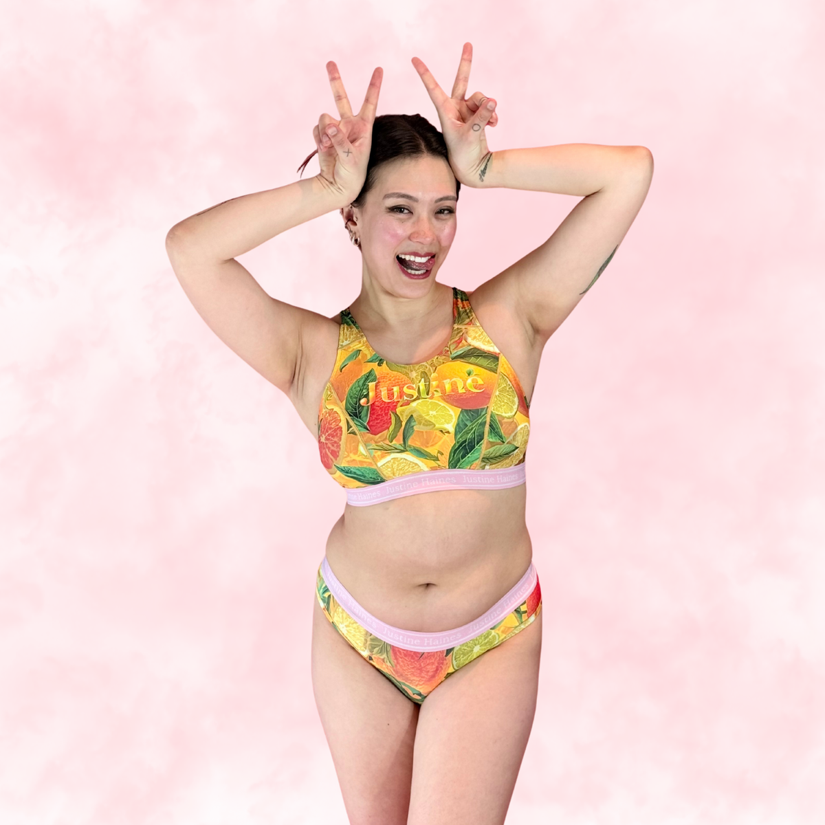 Classic Hipster Period Undie ☀️✨Citrus Crush 🍊💛