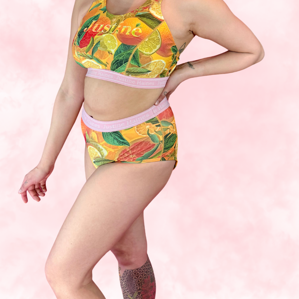 High-Rise Classic Period Undie ☀️✨Citrus Crush 🍊💛