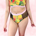 High-Rise Period Undie with MESH ☀️✨Citrus Crush 🍊💛