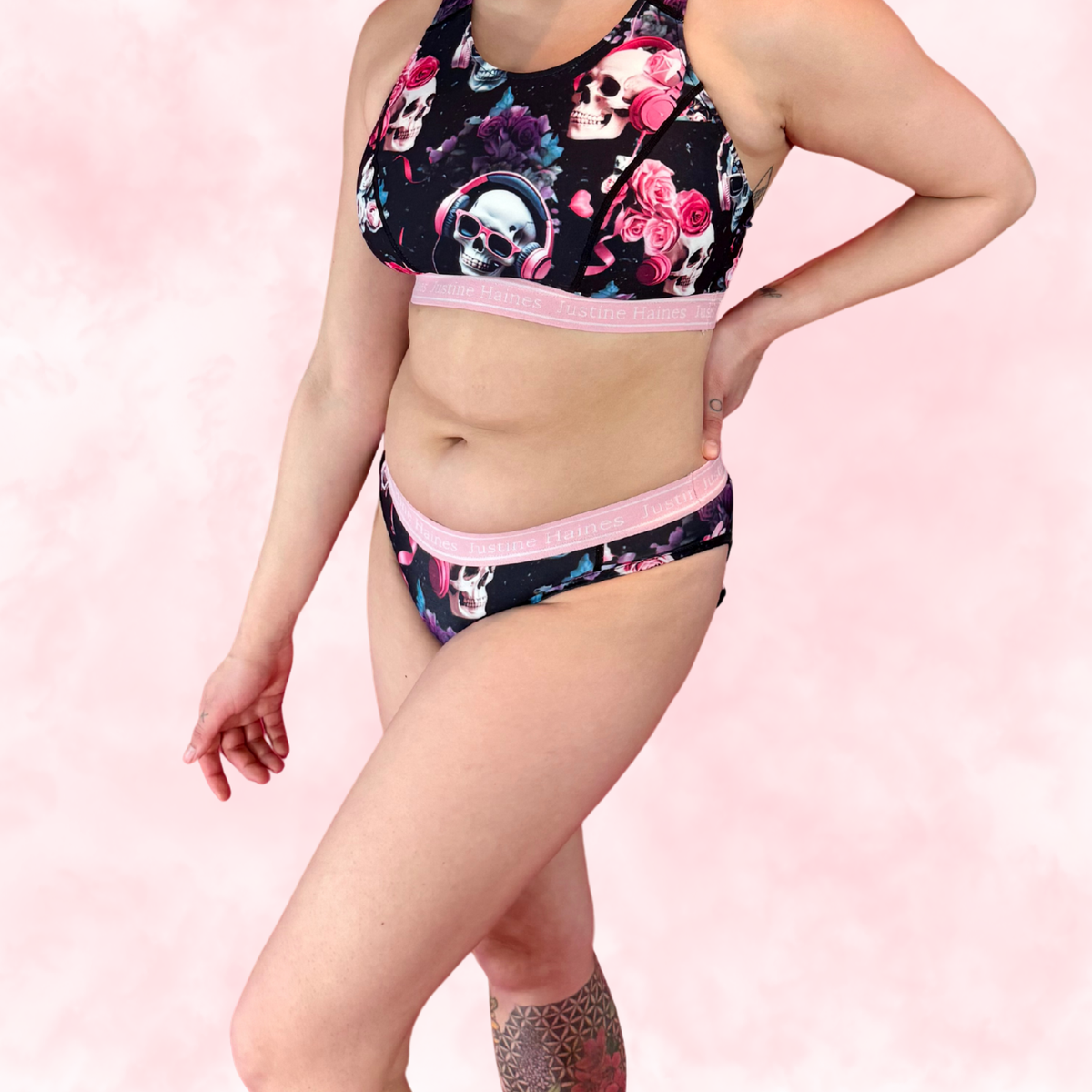 Hipster Period Undie with MESH 🖤Justine 4Ever 💀🌹 🎧