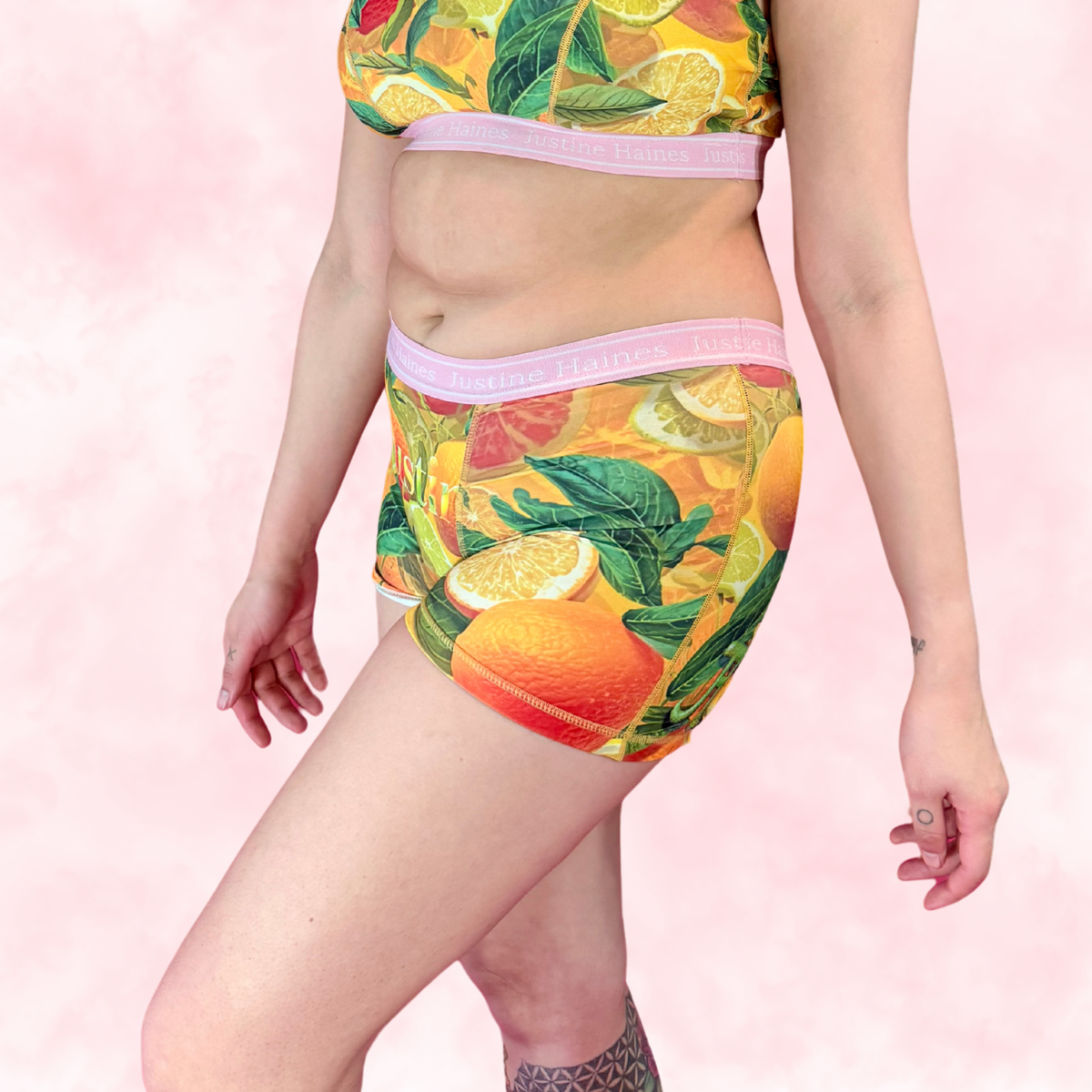 BoxerBriefs Classic Period BoyShort  ☀️✨Citrus Crush 🍊💛