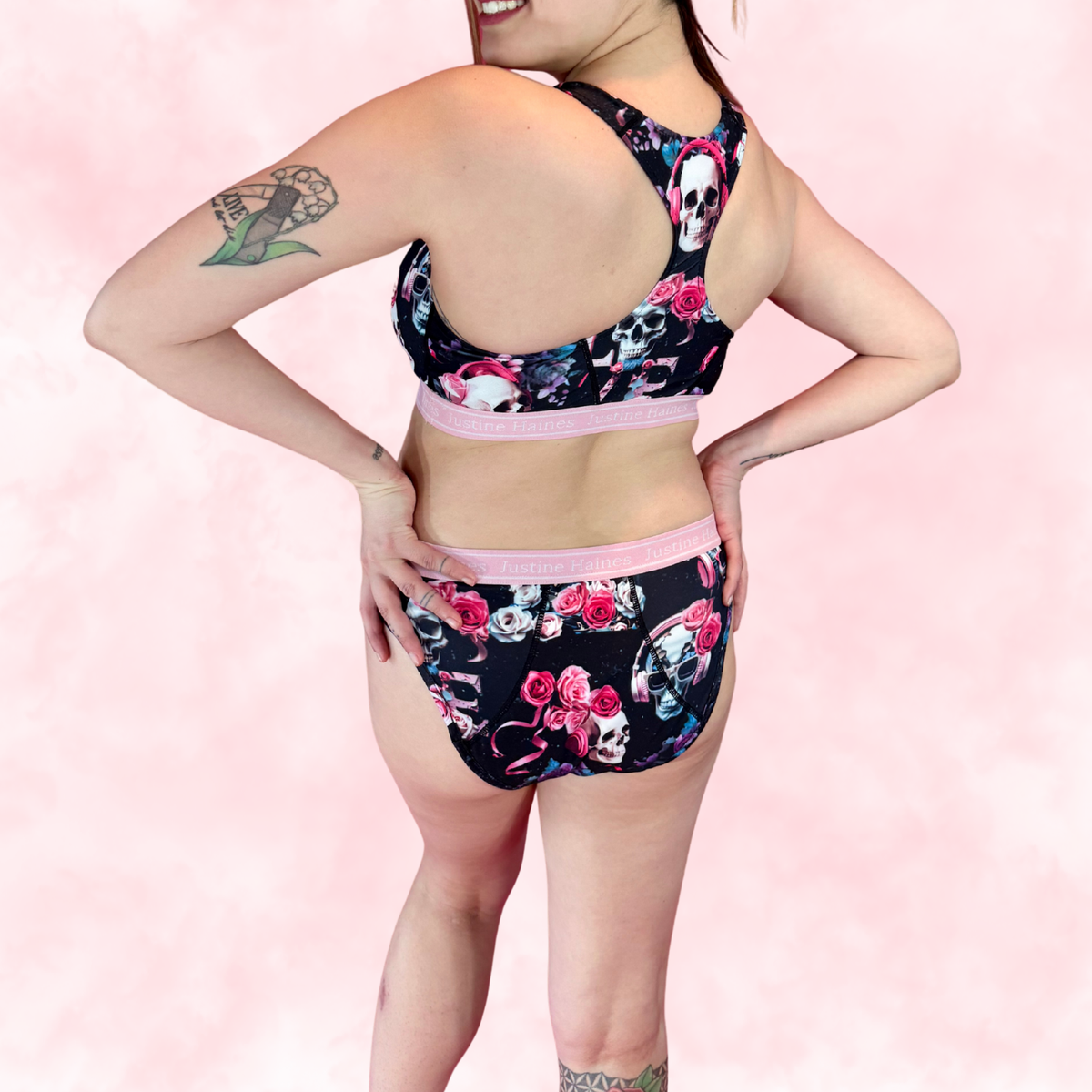 Hipster Period Undie with MESH 🖤Justine 4Ever 💀🌹 🎧
