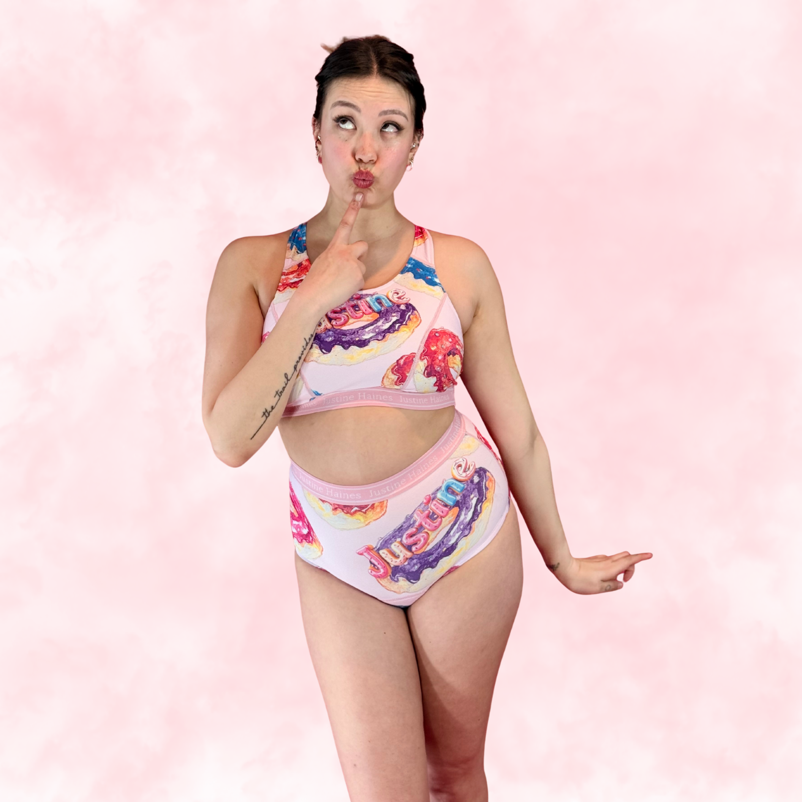 Cheeky Menstruelle Taille Haute Gainante (Brésilienne) 🍩 Beigne Sucré  ✨🍬