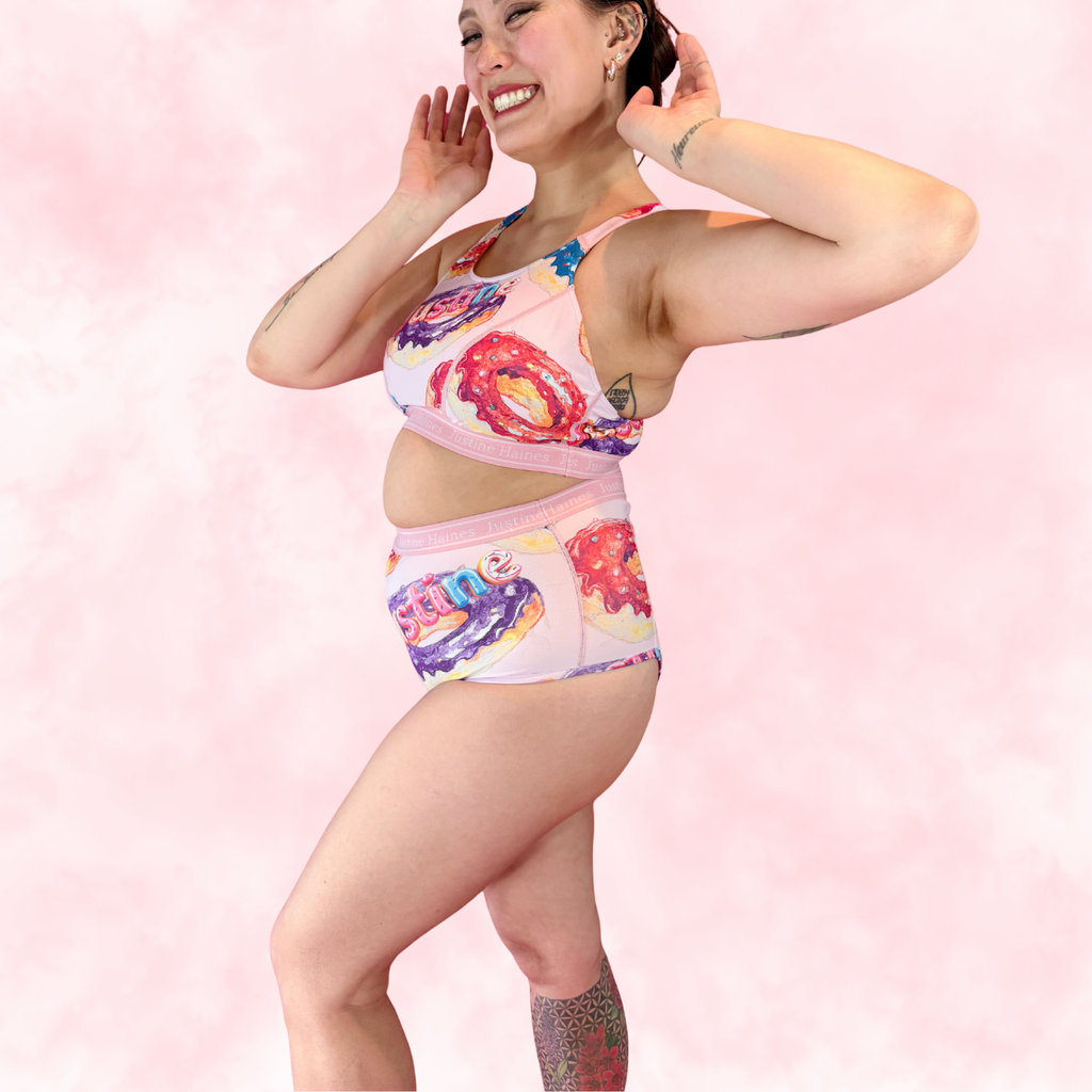Cheeky Menstruelle Taille Haute Gainante (Brésilienne) 🍩 Beigne Sucré  ✨🍬