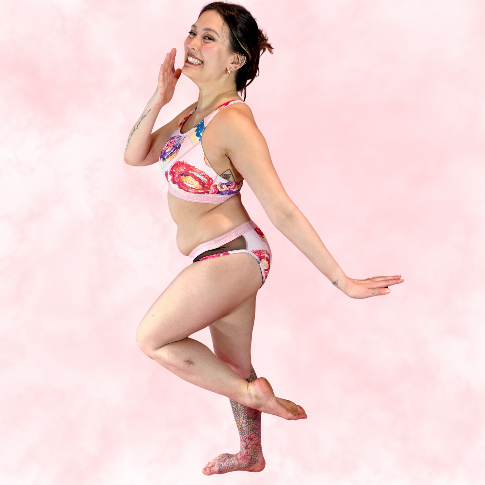 Hipster Period Undie with MESH 🍩 Sugar Donut ✨🍬