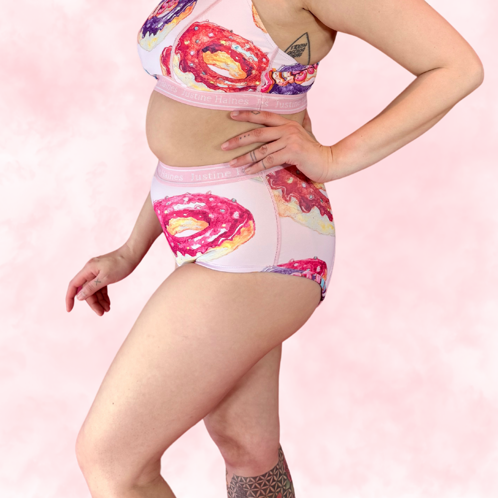 High-Rise Classic Period Undie 🍩 Sugar Donut ✨🍬
