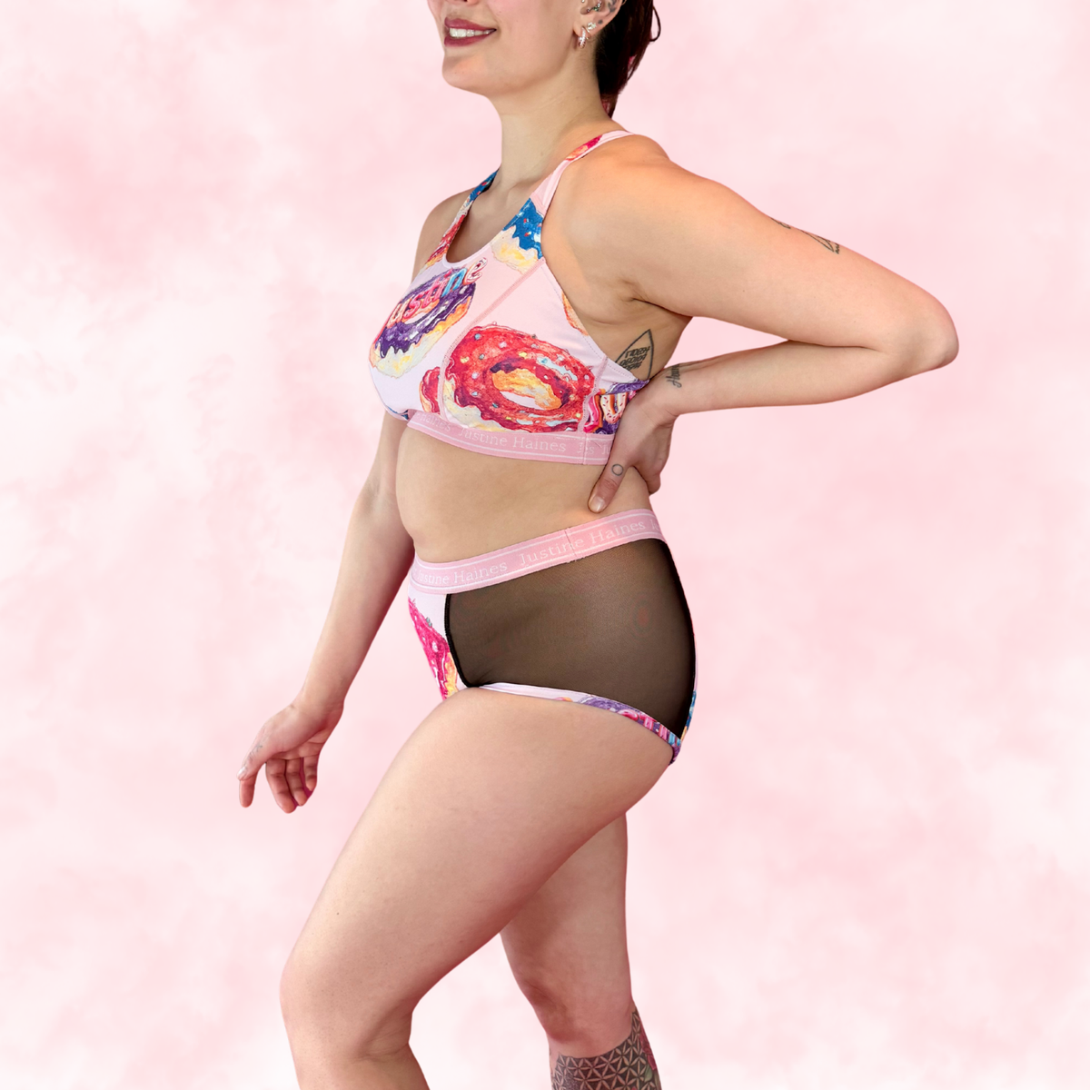 High-Rise Period Undie with MESH 🍩 Sugar Donut ✨🍬