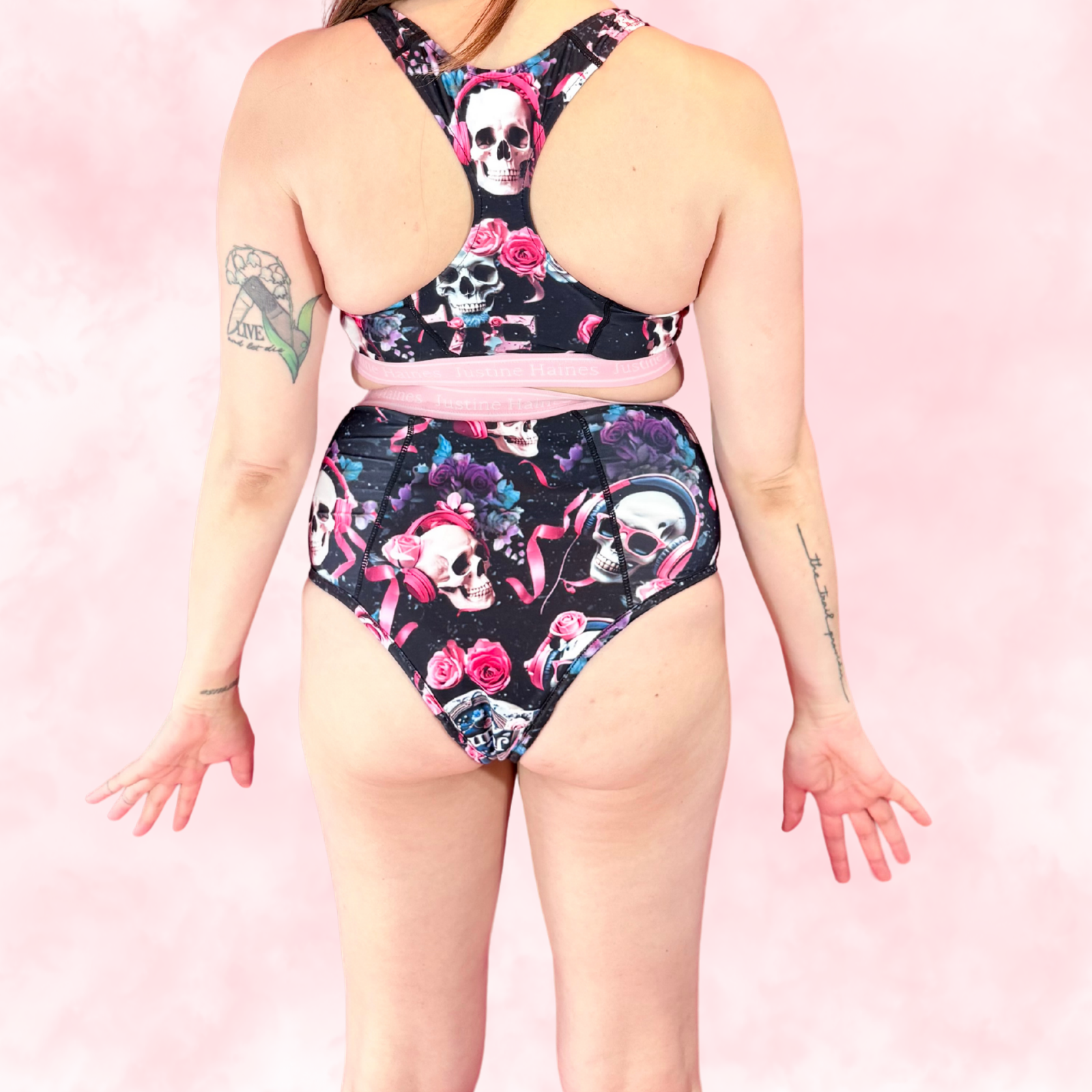 Cheeky Menstruelle Taille Haute Gainante (Brésilienne) 🖤Justine 4Ever 💀🌹 🎧