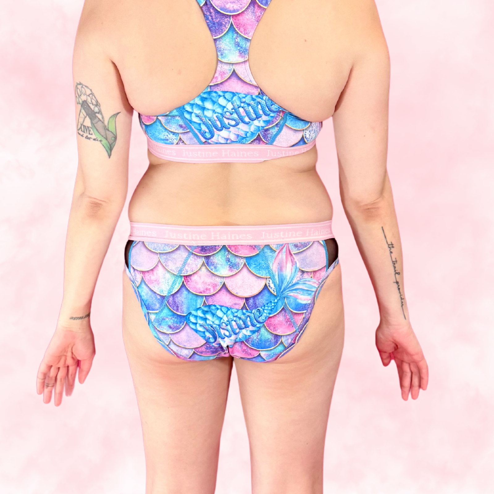  Culotte Menstruelle Hipster avec FILET MESH ♀️✨ Fantaisie de Sirènes 🌊🧜