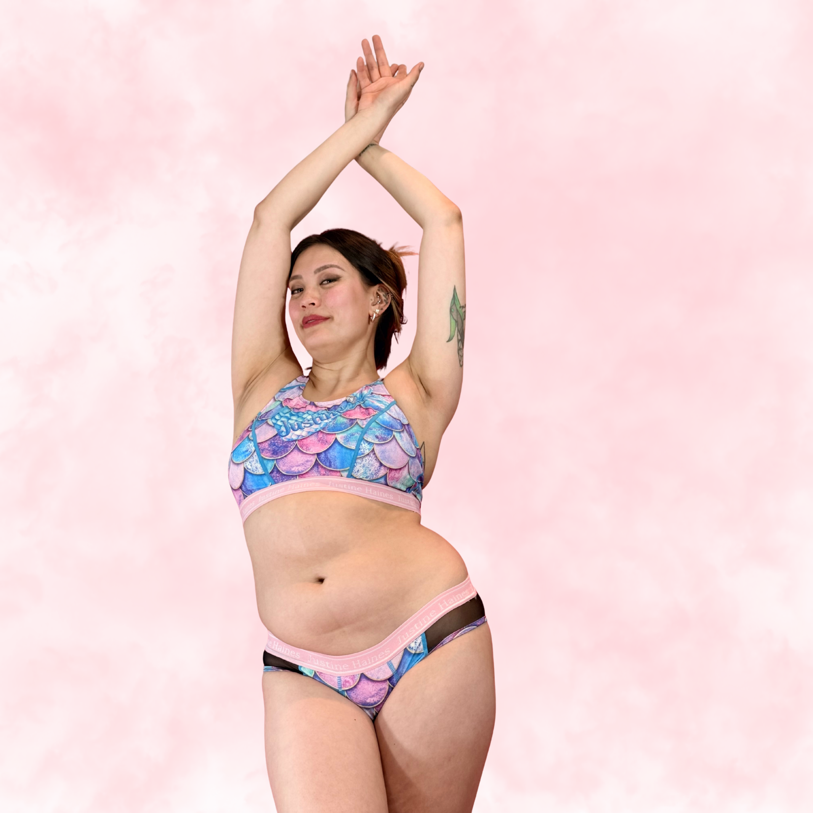  Culotte Menstruelle Hipster avec FILET MESH ♀️✨ Fantaisie de Sirènes 🌊🧜