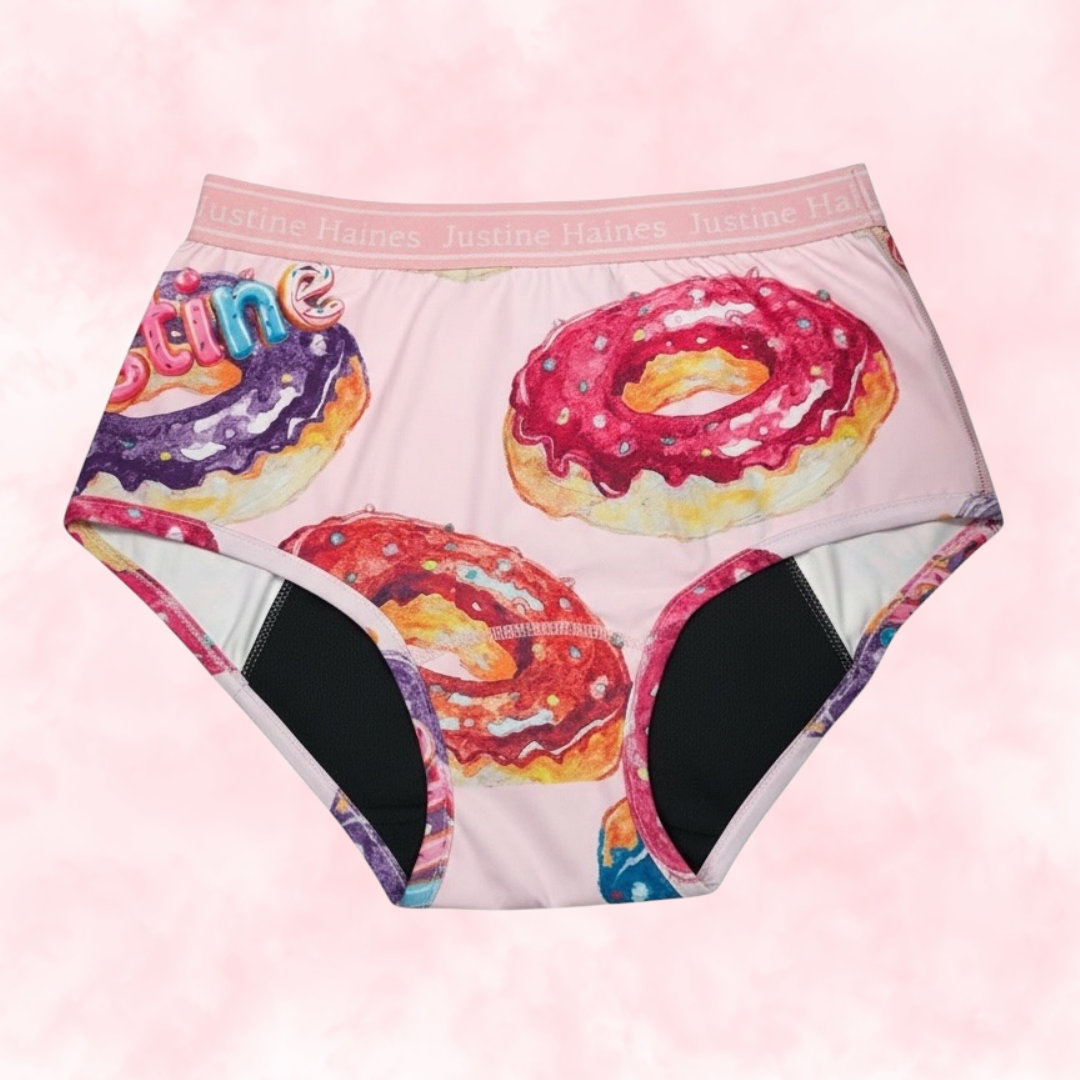 High-Rise Classic Period Undie 🍩 Sugar Donut ✨🍬