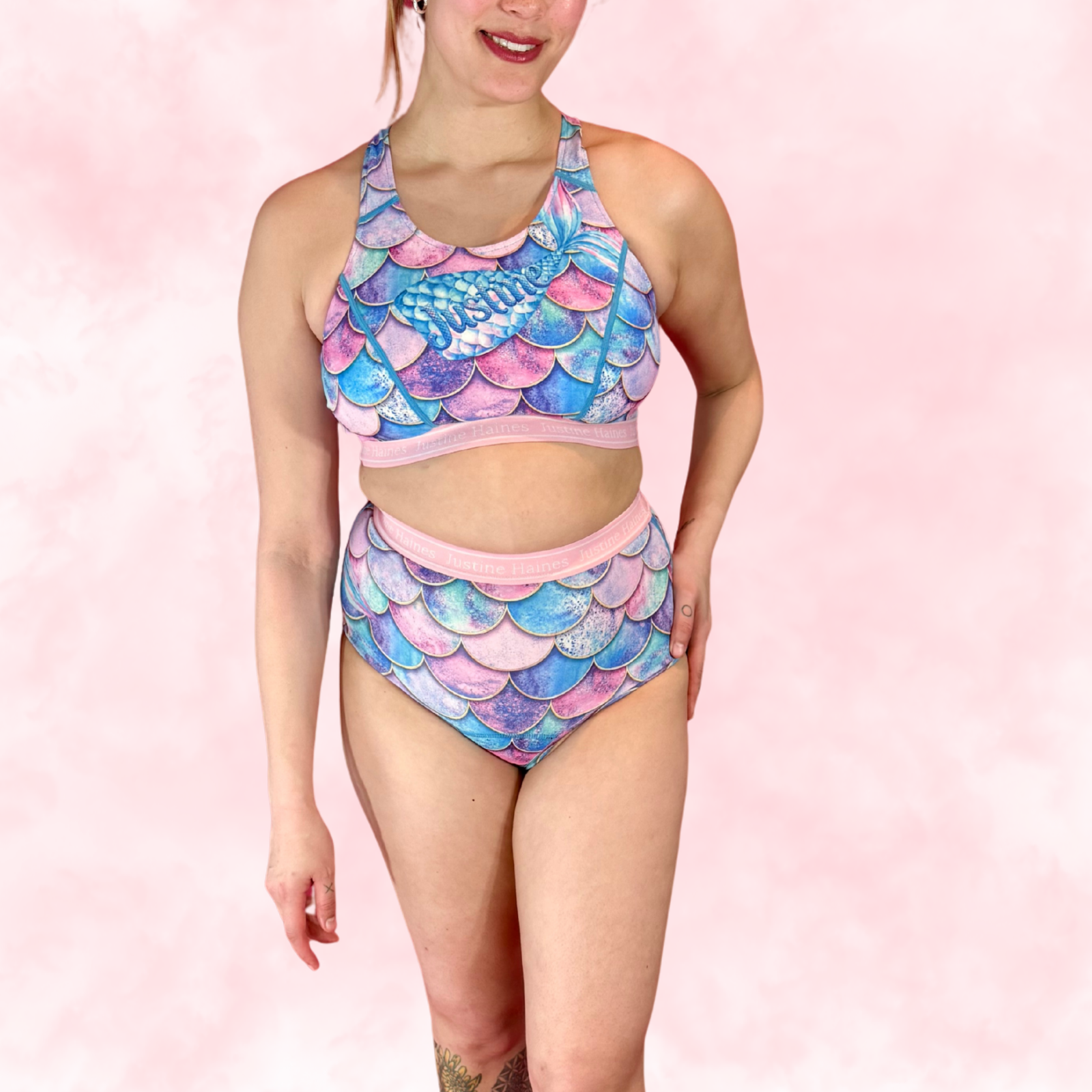 Cheeky Menstruelle Taille Haute Gainante (Brésilienne)♀️✨ Fantaisie de Sirènes 🌊🧜