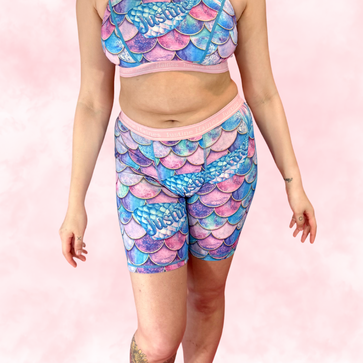 JH Exclusive * Long Period Boxer / Biker Short ♀️✨Mermaid Fantasy 🌊🧜