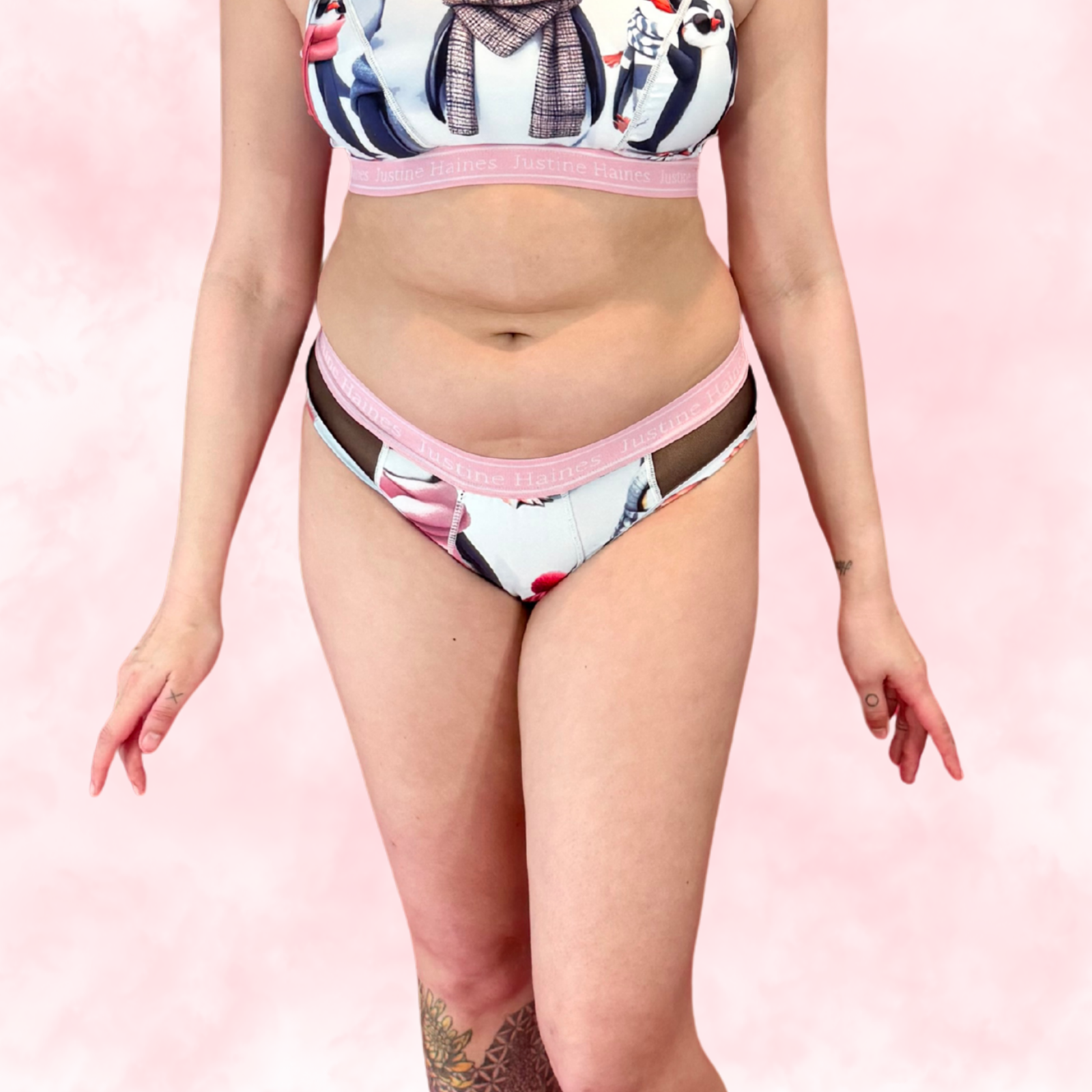 Hipster Period Undie with MESH 🧊🕶️ Cool Penguins 🐧❄️