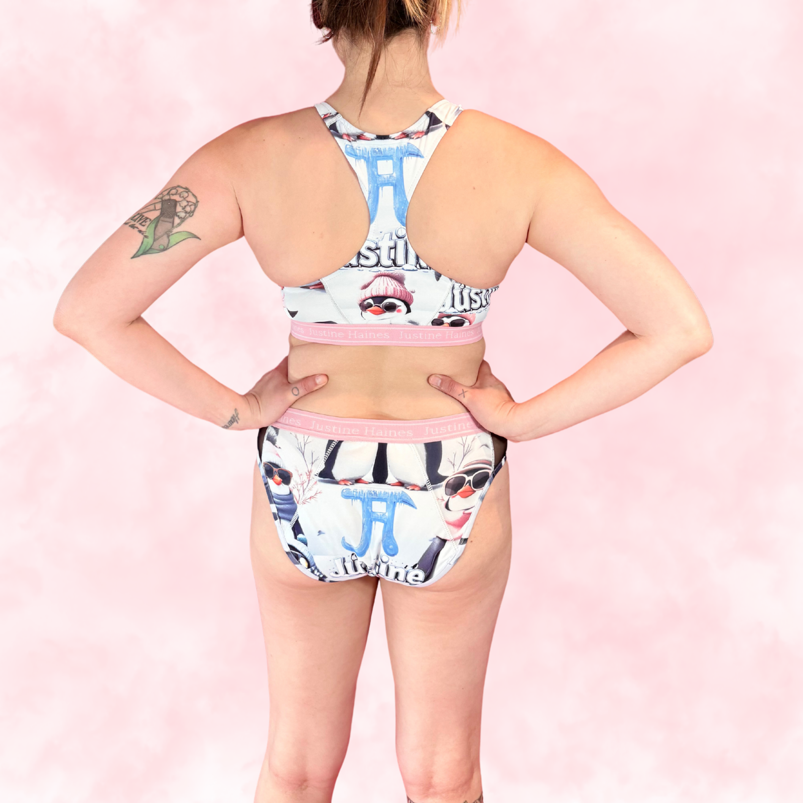 Hipster Period Undie with MESH 🧊🕶️ Cool Penguins 🐧❄️