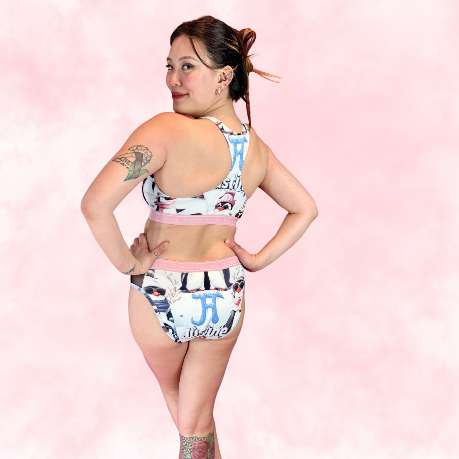 Hipster Period Undie with MESH 🧊🕶️ Cool Penguins 🐧❄️