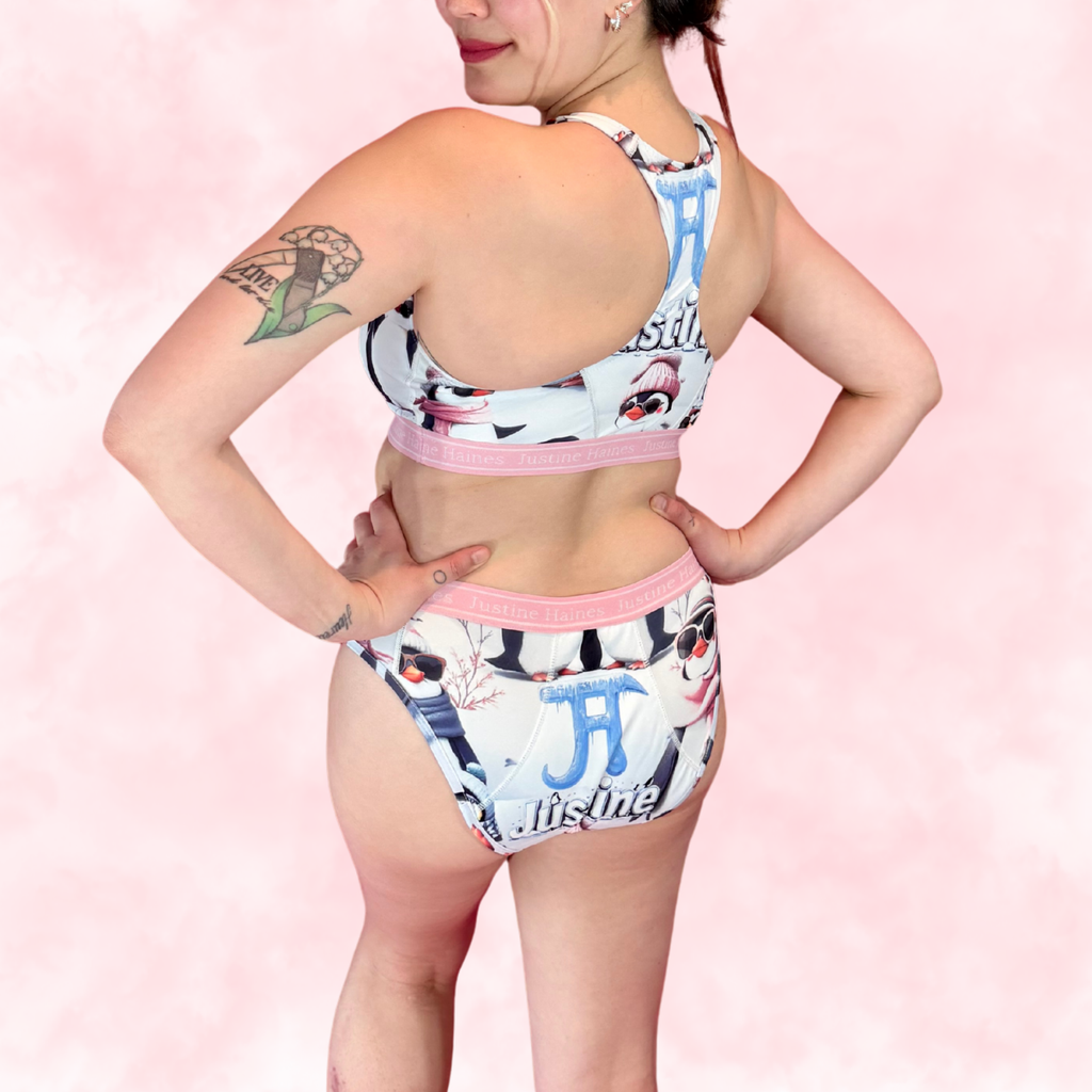  Culotte Menstruelle Hipster Classique 🧊🕶️ Cool Pingouins 🐧❄️