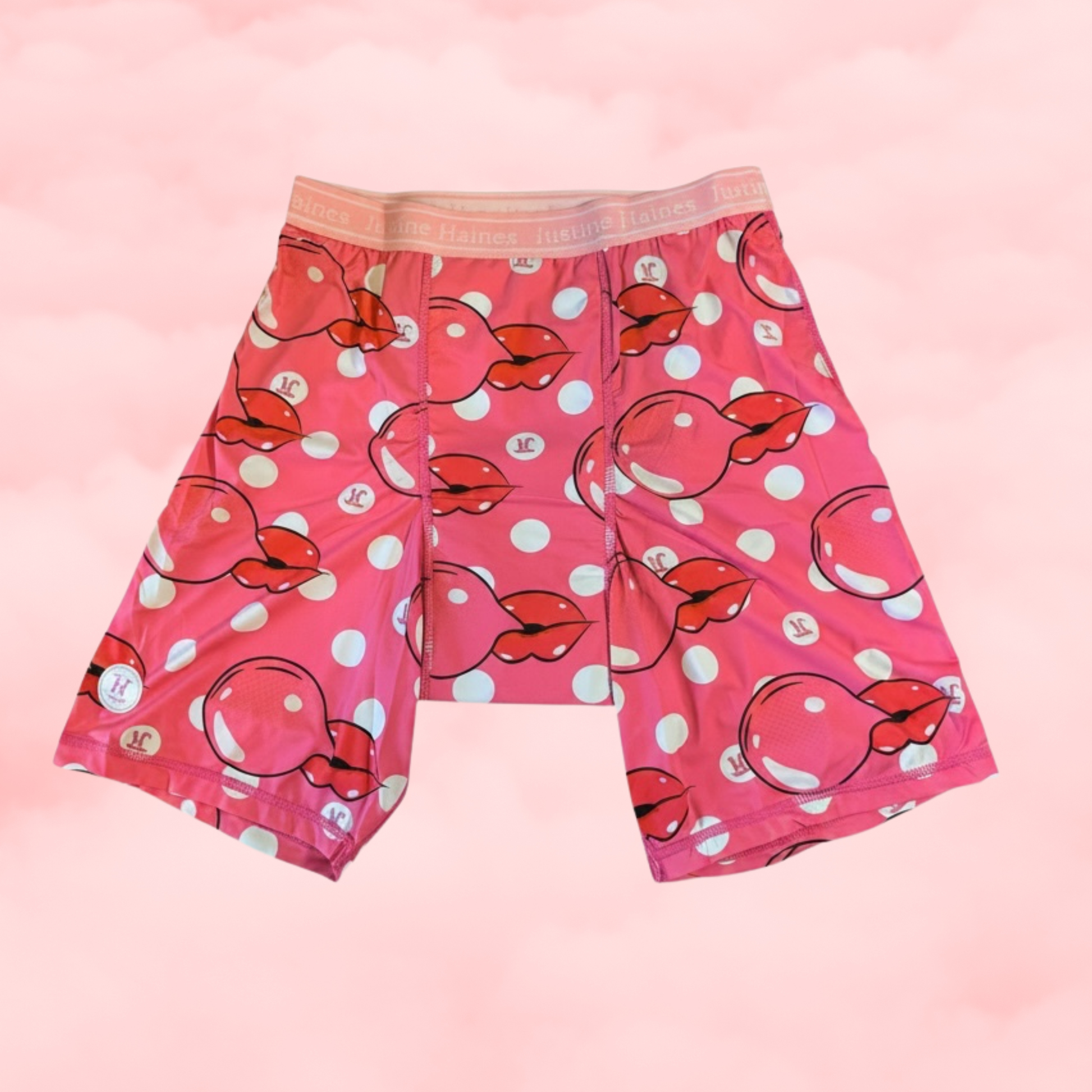 JH Exclusive * Long Period Boxer / Biker Short Pink Bubble Gum