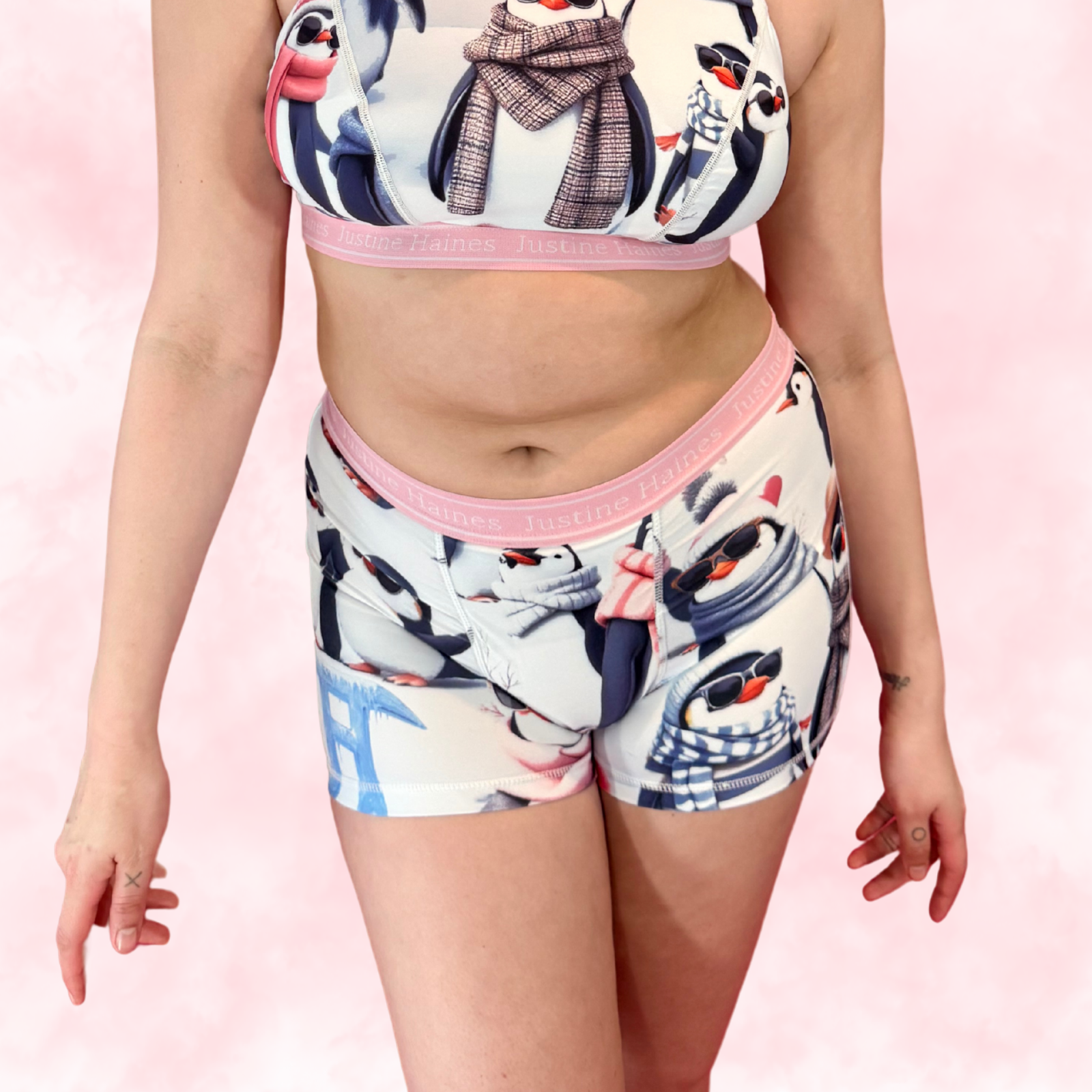BoxerBriefs Classic Period BoyShort 🧊🕶️ Cool Penguins 🐧❄️