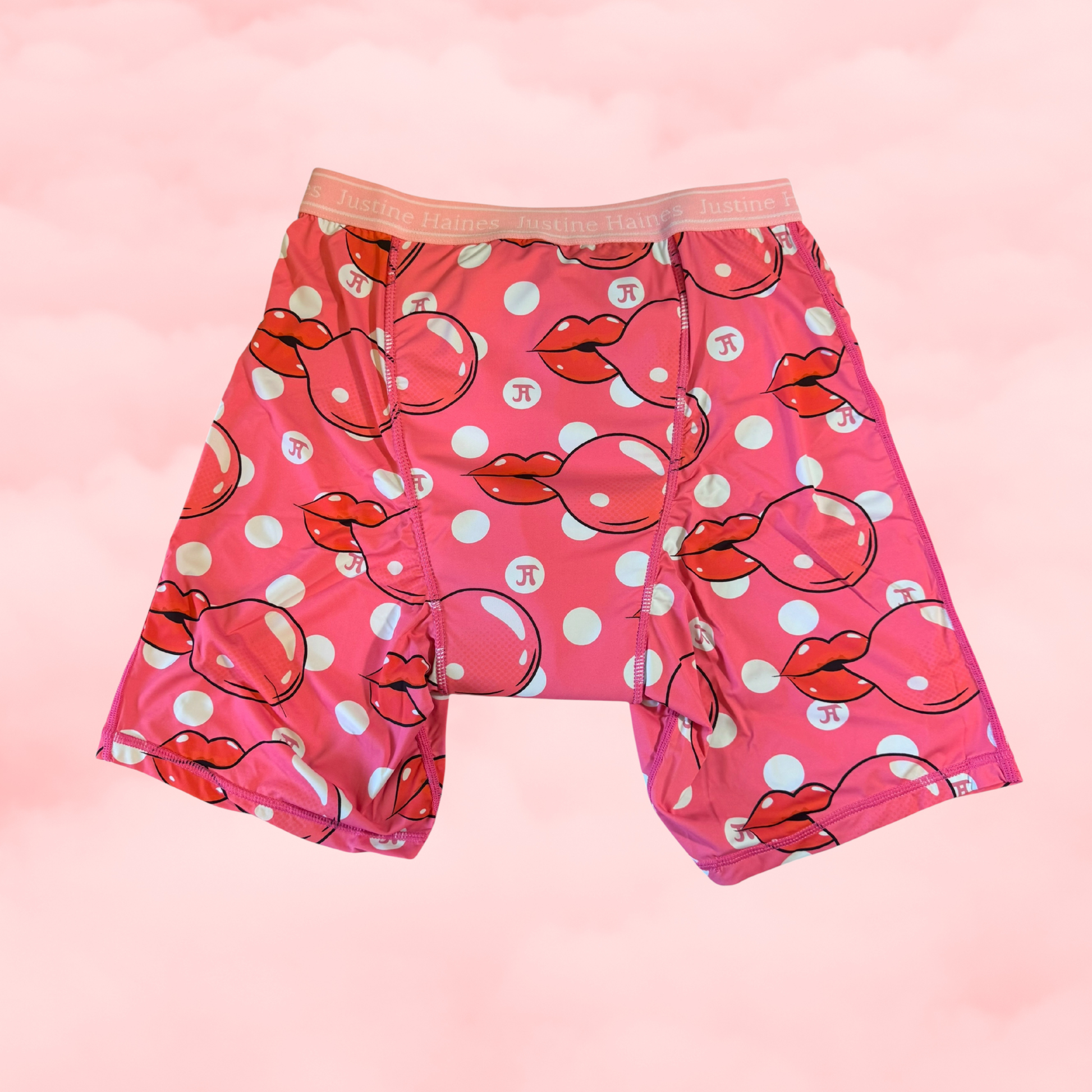 JH Exclusive * Long Period Boxer / Biker Short Pink Bubble Gum