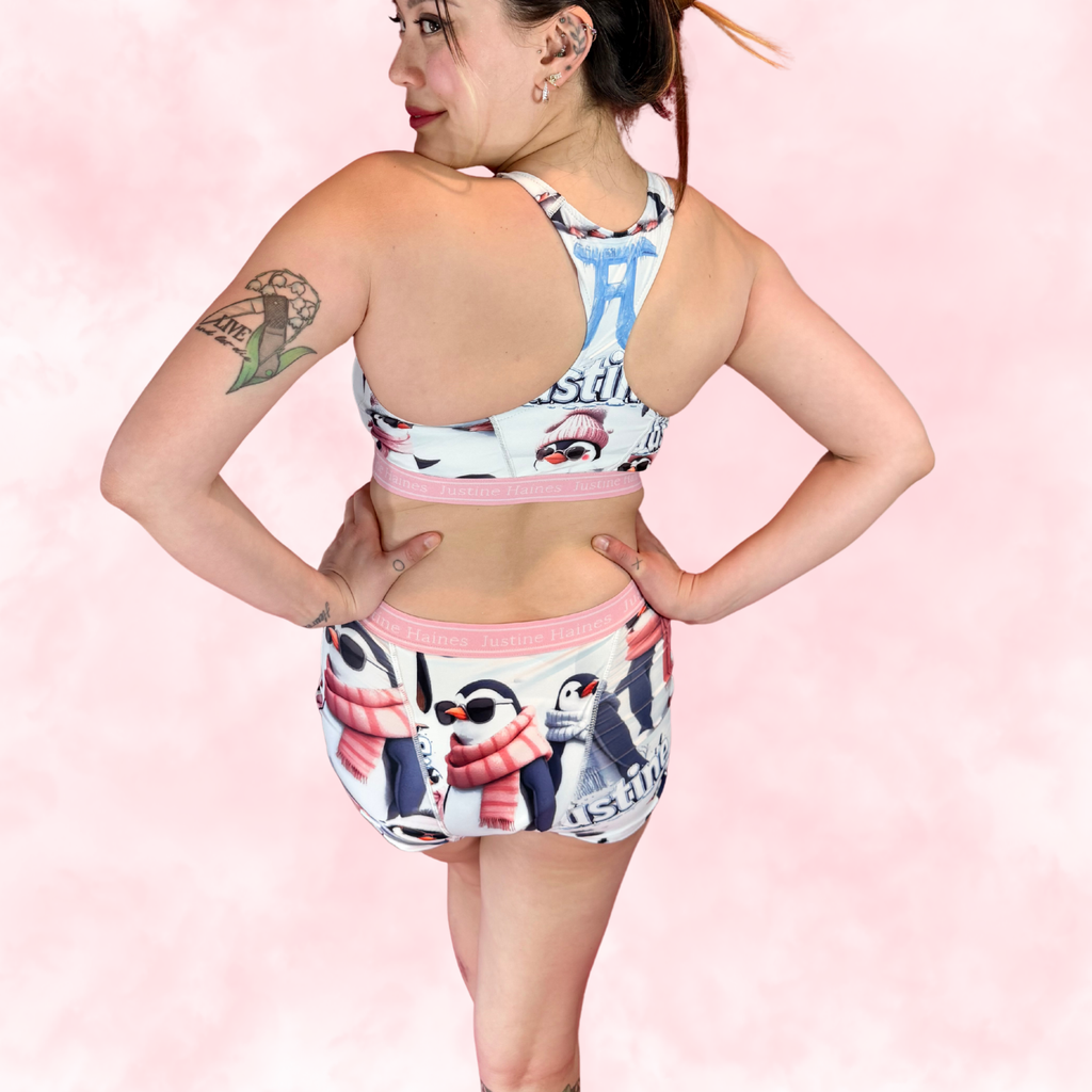 BoxerBriefs Classic Period BoyShort 🧊🕶️ Cool Penguins 🐧❄️