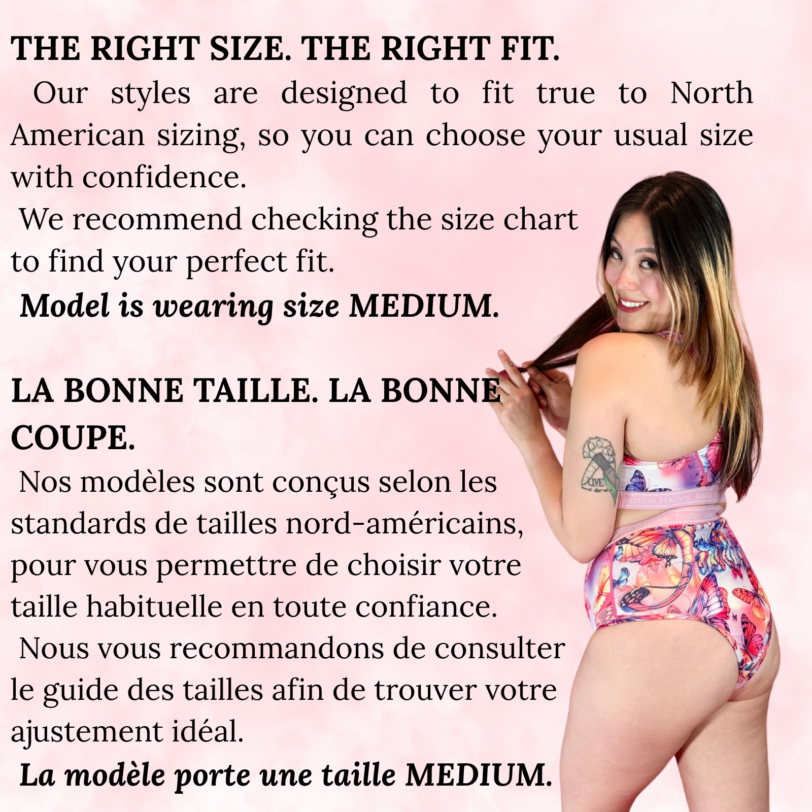 JH Exclusive * High-Rise Tummy Control Menstrual Thong 🦋 Butterfly Dreams ✨💗