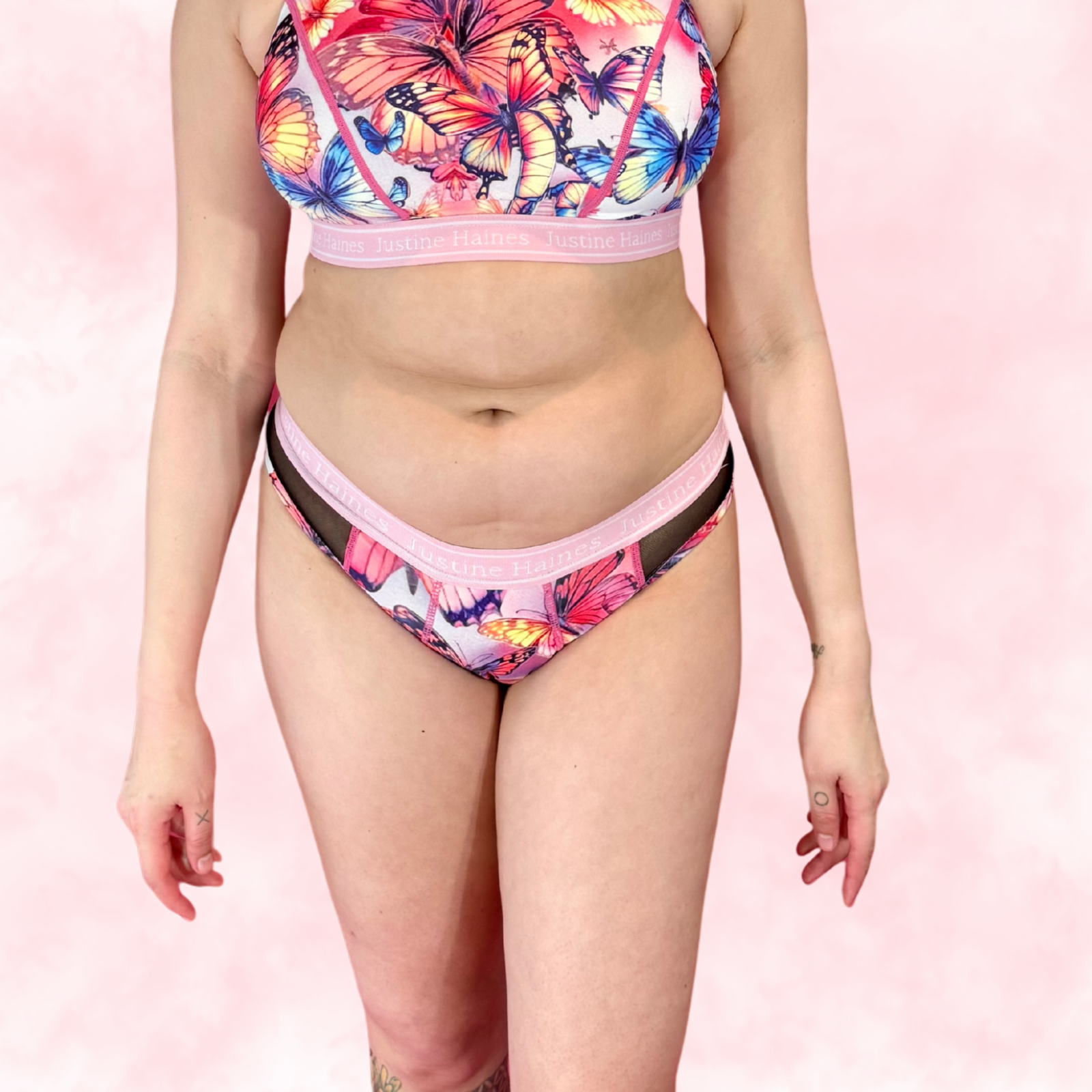 Hipster Period Undie with MESH 🦋 Butterfly Dreams ✨💗