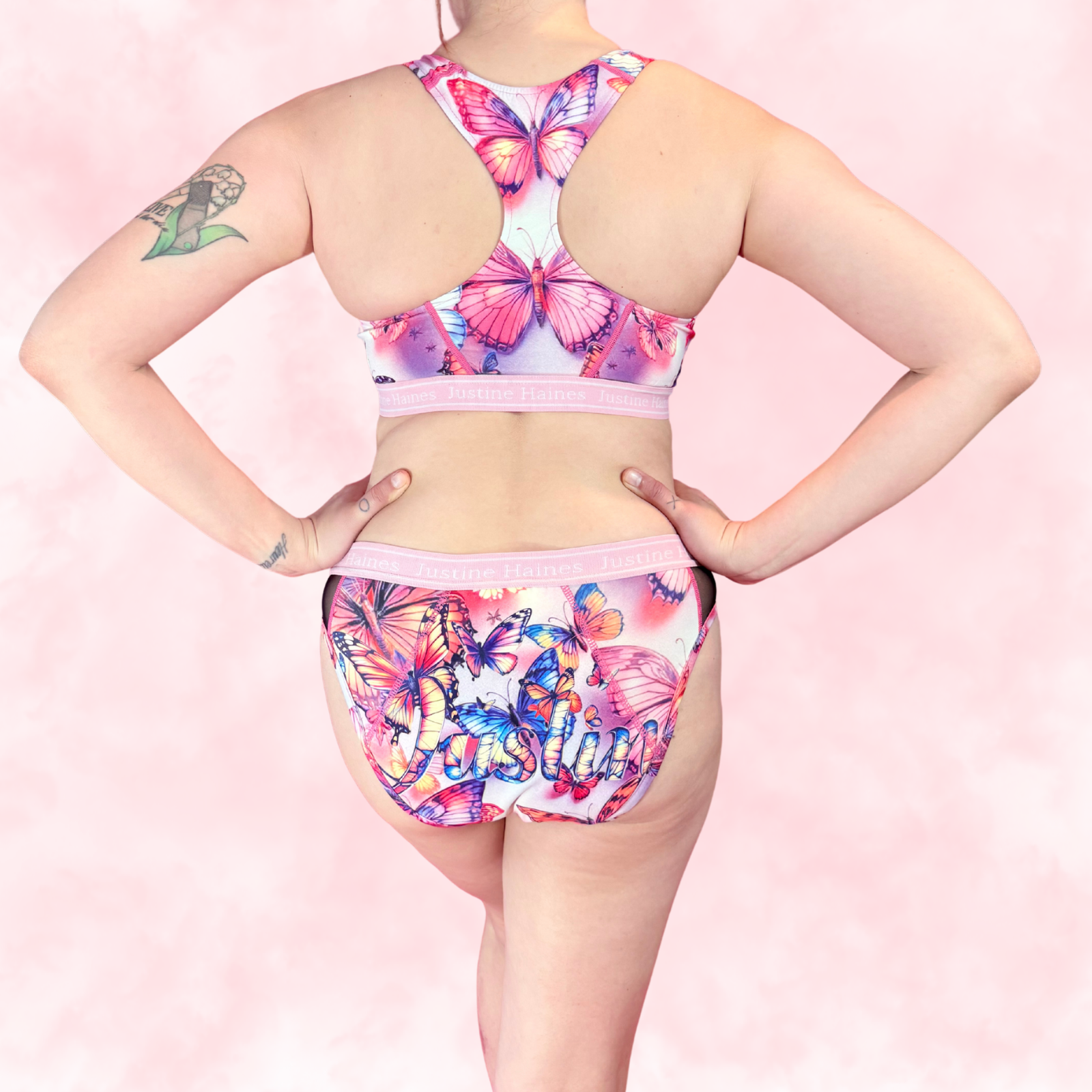 Hipster Period Undie with MESH 🦋 Butterfly Dreams ✨💗