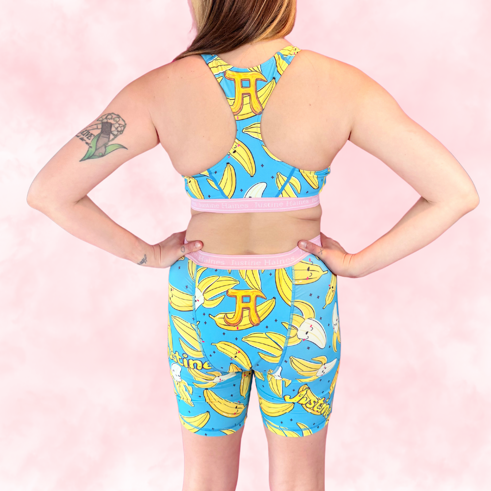 JH Exclusive * Long Period Boxer / Biker Short 🍌 Crazy Banana 💙😄