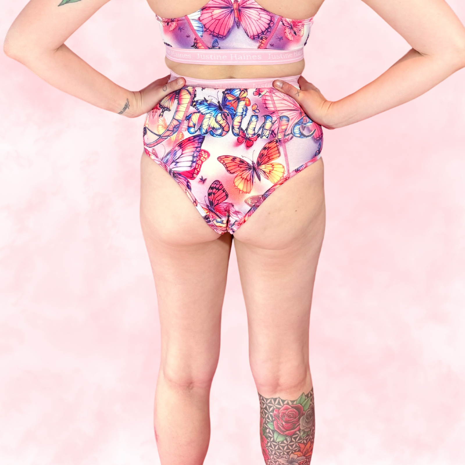 JH Exclusive * High-Rise Tummy Control Menstrual Thong 🦋 Butterfly Dreams ✨💗