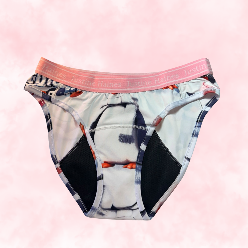  Culotte Menstruelle Hipster Classique 🧊🕶️ Cool Pingouins 🐧❄️