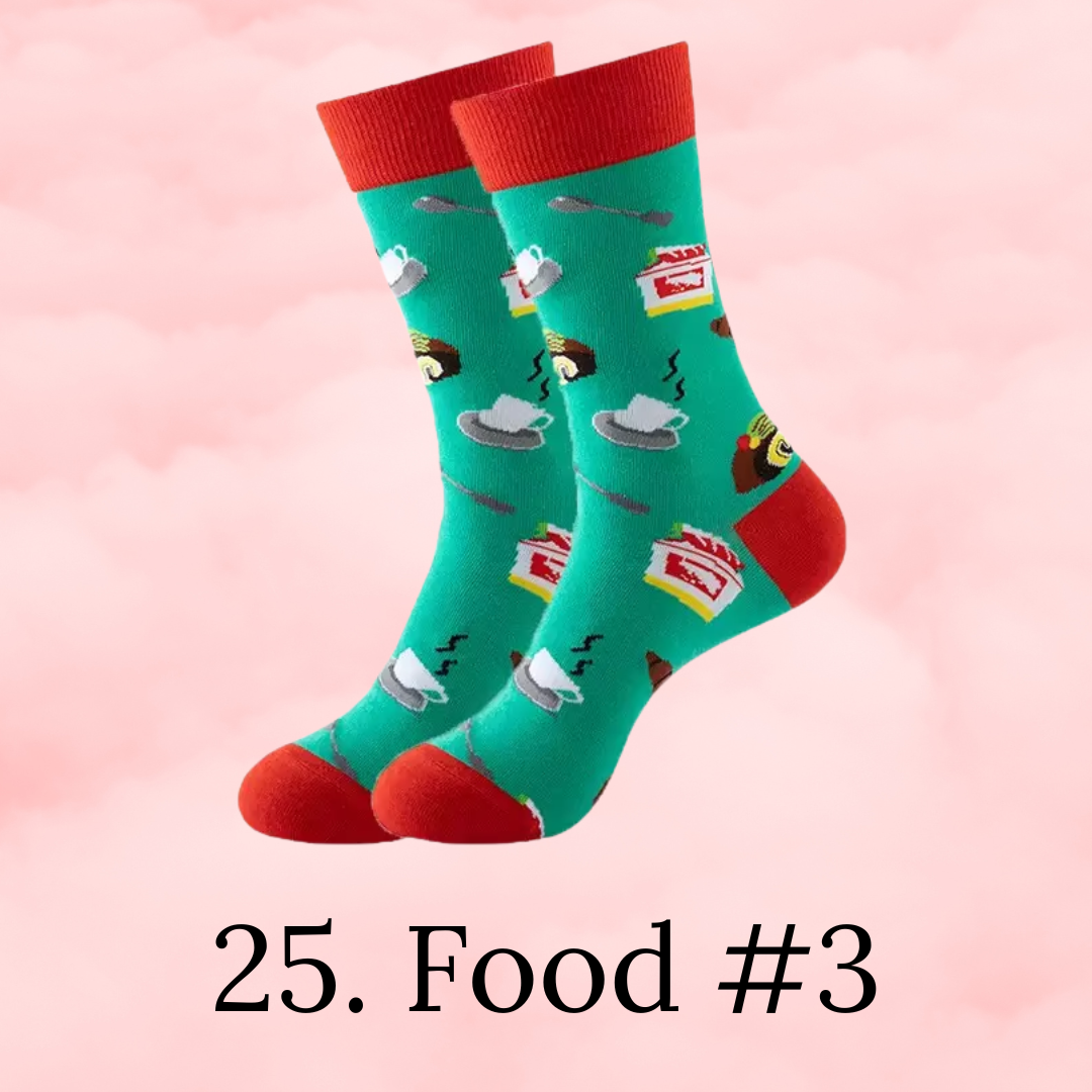 🧦 Chaussettes imprimées Pop 🧦