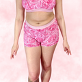 BoxerBriefs Classic BoyShort 🌸🎀 Pink Paisley 🌸🎀