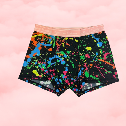 BoxerBriefs Classic Period BoyShort Neon Splash! **XS-6X**