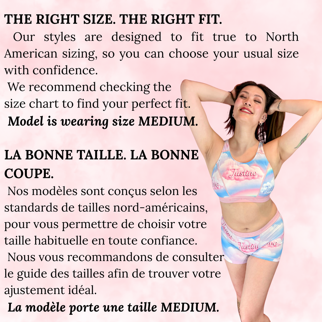Classic T-Back Sports Bra 💖✨Pastel Pride 🌈☁️