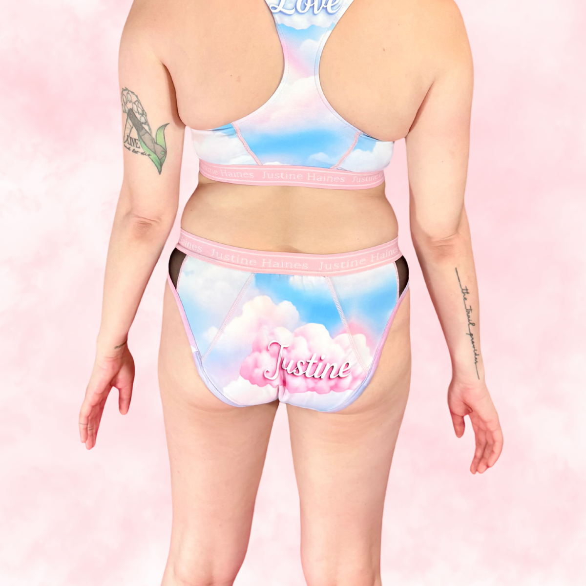 Hipster Period Undie with MESH 💖✨Pastel Pride 🌈☁️