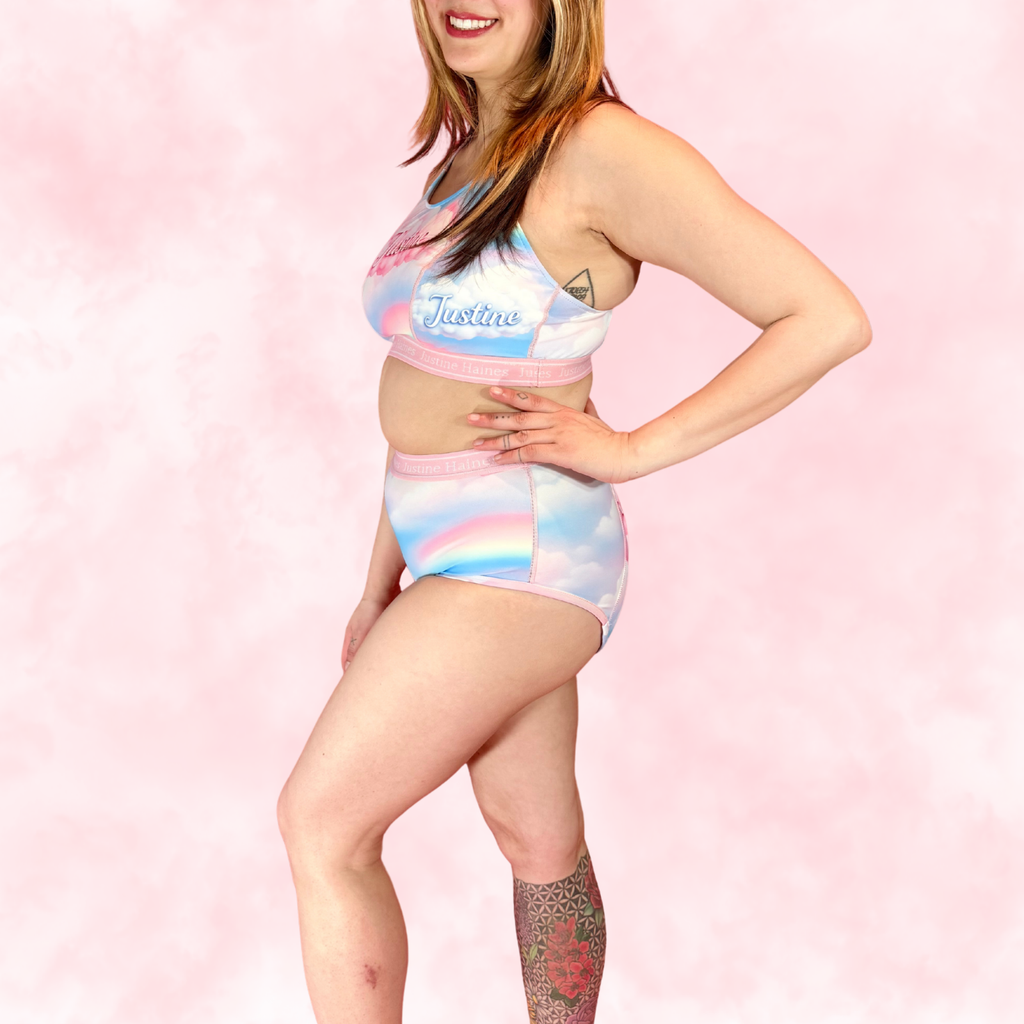 High-Rise Classic Period Undie 💖✨Pastel Pride 🌈☁️