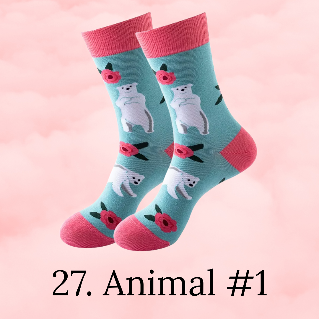 🧦 Chaussettes imprimées Pop 🧦