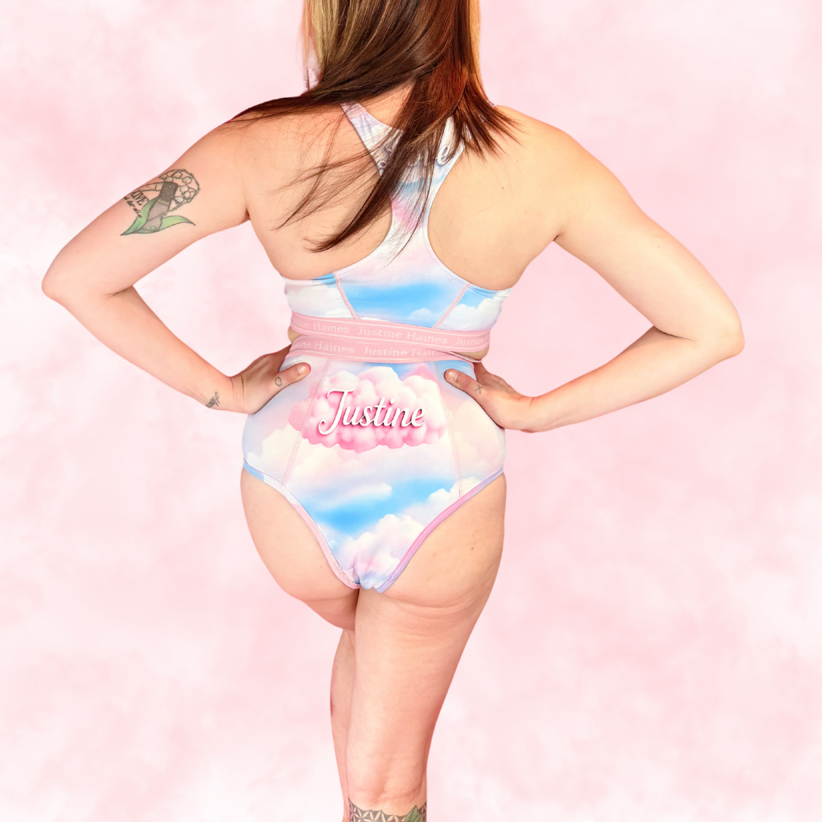 JH Exclusive * High-Rise Tummy Control Menstrual Thong 💖✨Pastel Pride 🌈☁️