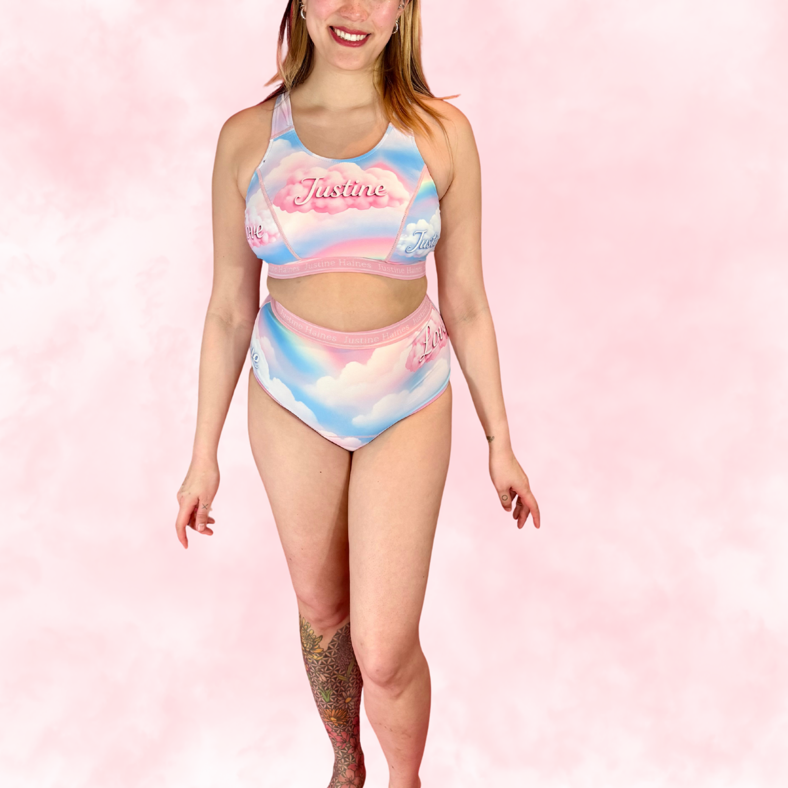 JH Exclusive * High-Rise Tummy Control Menstrual Thong 💖✨Pastel Pride 🌈☁️