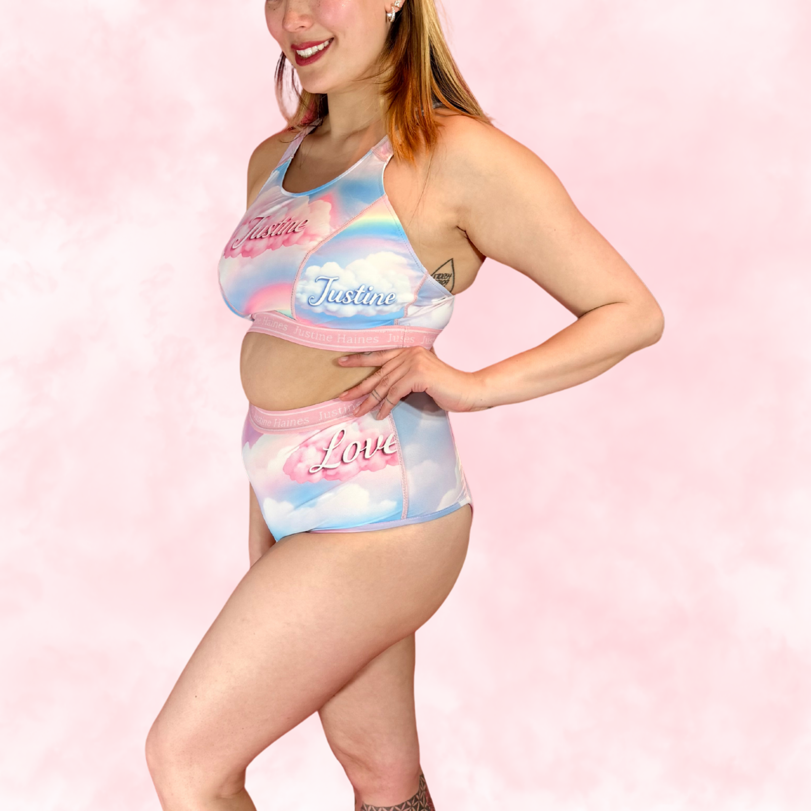 JH Exclusive * High-Rise Tummy Control Menstrual Thong 💖✨Pastel Pride 🌈☁️