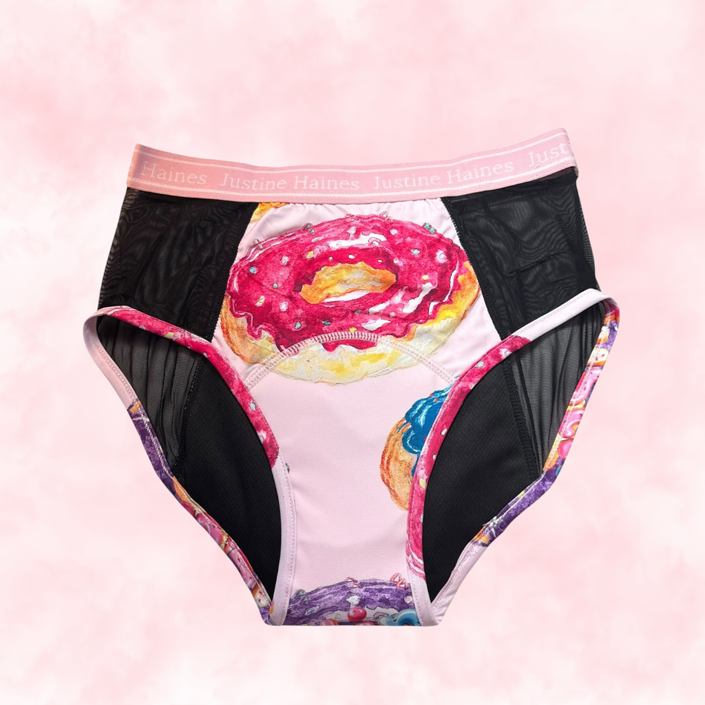 High-Rise Period Undie with MESH 🍩 Sugar Donut ✨🍬