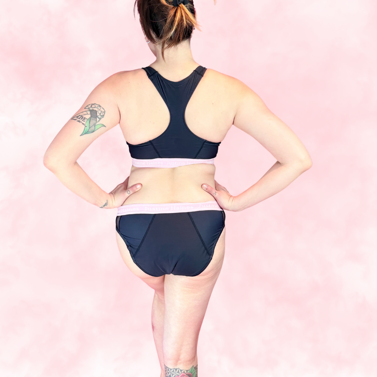 Hipster Period Undie with MESH 🖤 BLACK 🖤