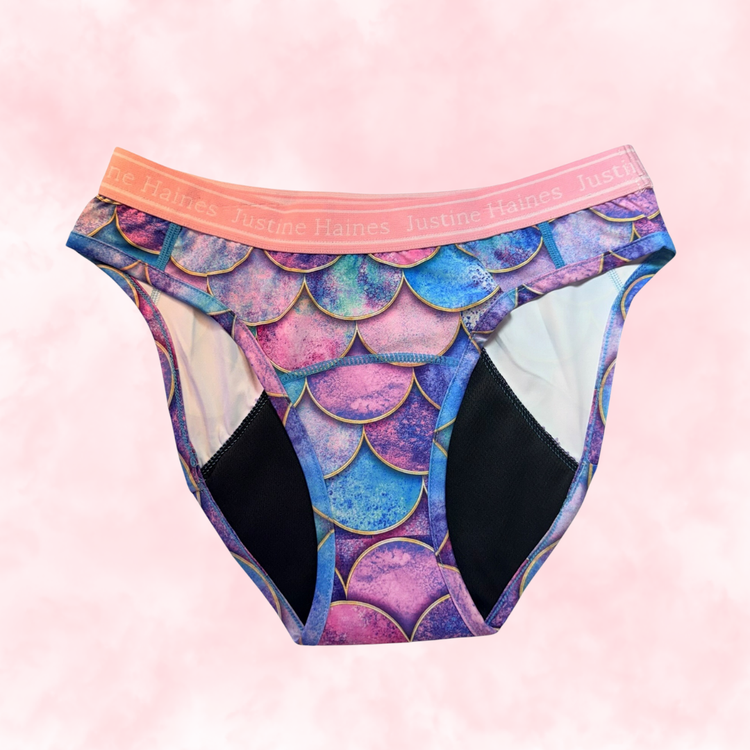  Culotte Menstruelle Hipster Classique ♀️✨ Fantaisie de Sirènes 🌊🧜