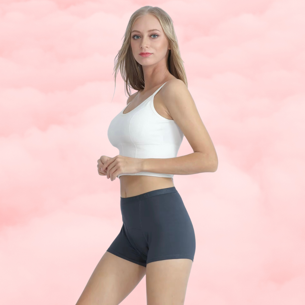 🌑 Period Boxer Short — Charcoal Grey 🌑