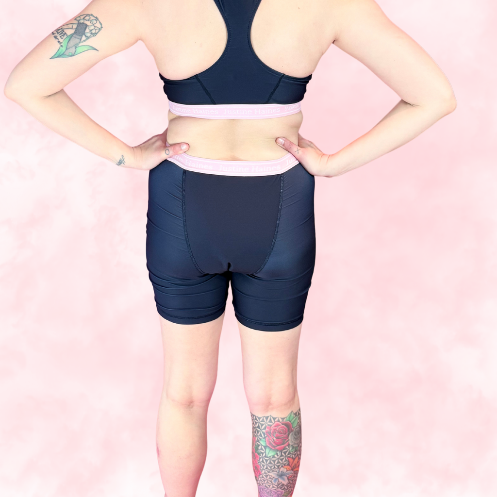 JH Exclusive * Long Period Boxer / Biker Short 🖤 BLACK 🖤